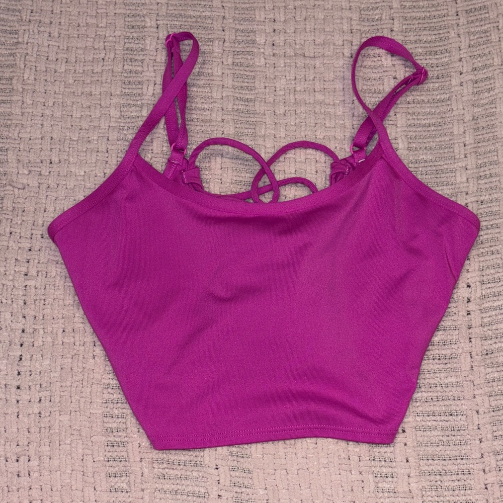 Victoria's Secret Purple Crop Top